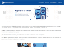 Tablet Screenshot of nacionservicios.com.ar